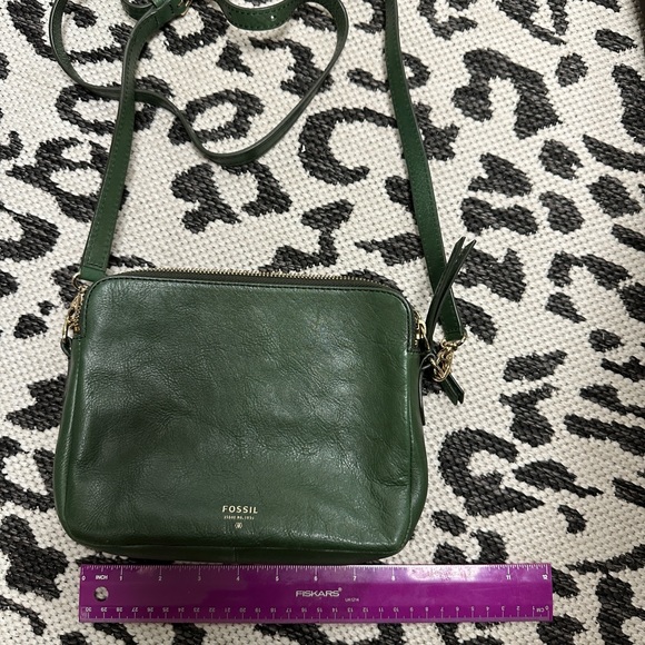 Fossil Bags Fossil Hunter Green Crossbody Bag Poshmark